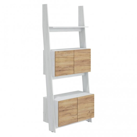 Reol-skap Cork 80x196 cm - Eikelook - Høyglans