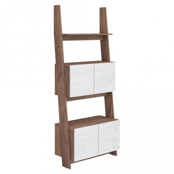 Reol-skap Cork 80x196 cm - Eikelook - Høyglans