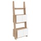 Reol-skap Cork 80x196 cm - Eikelook - Høyglans