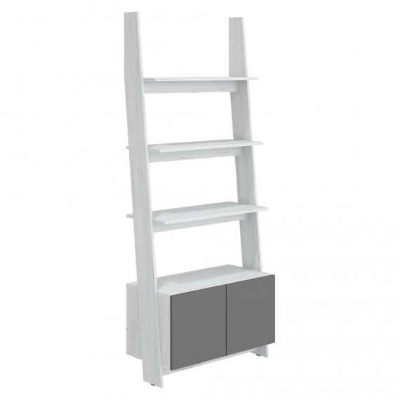 Reol - skap Cork 80x196 cm - Eikelook - Høyglans