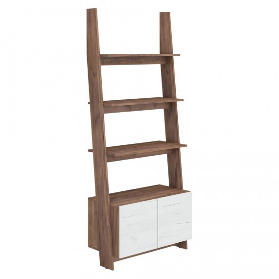 Reol - skap Cork 80x196 cm - Eikelook - Høyglans