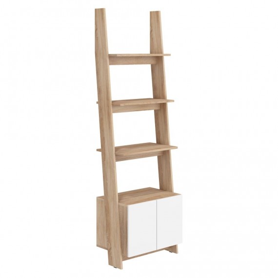 Reol - skap Cork 60x196 cm - Eikelook - Høyglans