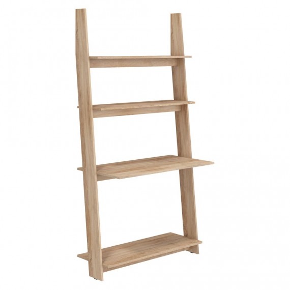 Skrivebord Cork 100x196 cm - Eikelook - med hyller