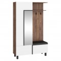 Garderobe Loren 120x195 cm - Trelook - Hvit