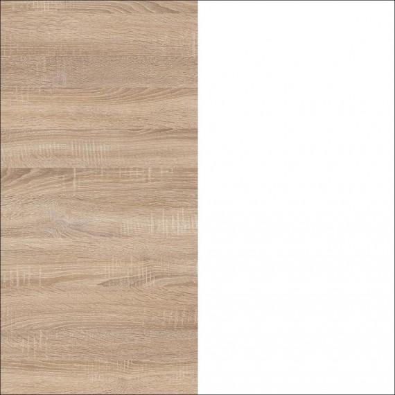 Garderobe Loren 120x195 cm - Trelook - Hvit