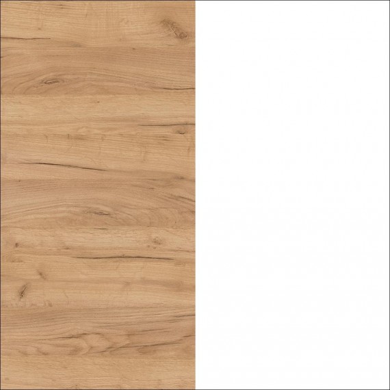 Garderobe Loren 120x195 cm - Trelook - Hvit