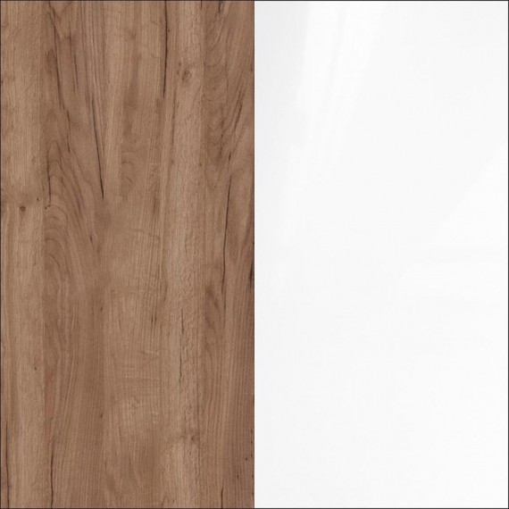 Garderobe Loren 120x195 cm - Trelook - Hvit