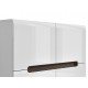 Skap Ario - 4 dører - Hvit Høyglans - Trelook