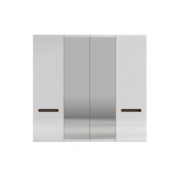 Garderobe Ario 220 cm - med speil - 4 dører