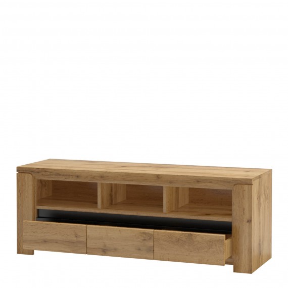 Tv-benk Bergano 138 cm - Trelook - Svart
