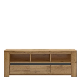 Tv-benk Bergano 138 cm - Trelook - Svart
