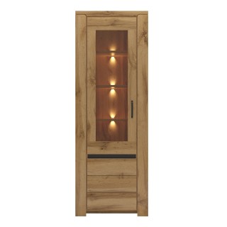 Vitrineskap Bergano 68x192 cm - Trelook