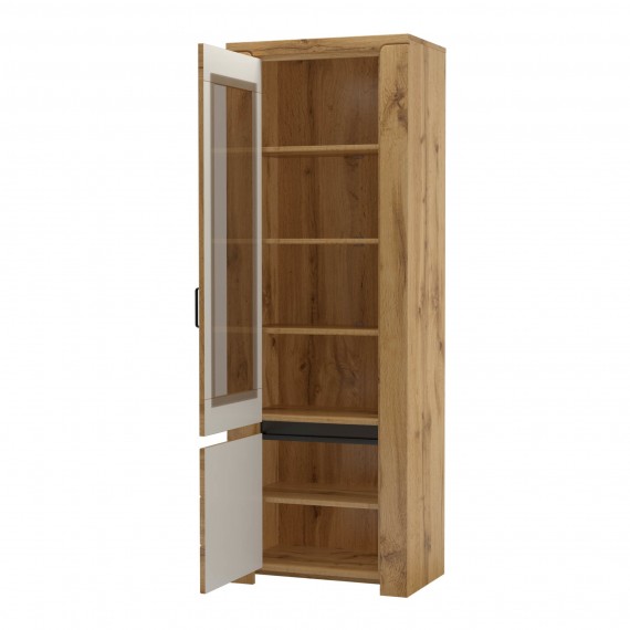 Vitrineskap Bergano 68x192 cm - Trelook