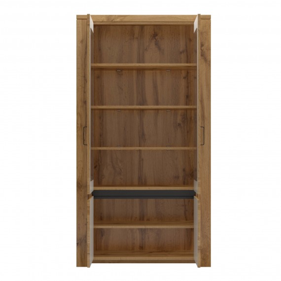 Vitrineskap Bergano 102x192 cm - Trelook