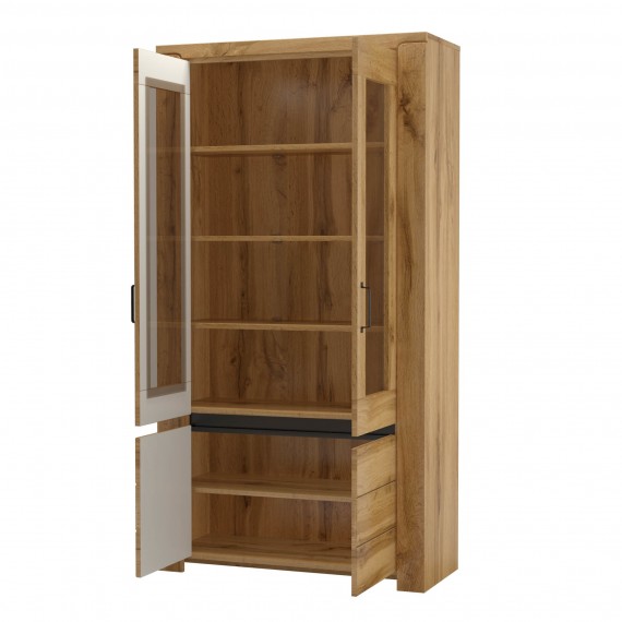 Vitrineskap Bergano 102x192 cm - Trelook