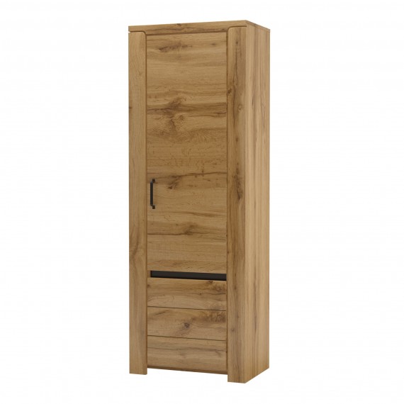 Skap Bergano 68x192 cm - Trelook - Svart