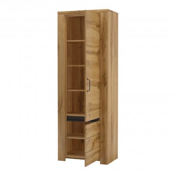 Skap Bergano 68x192 cm - Trelook - Svart