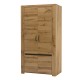 Garderobe Bergano 102x192 cm - Trelook - Svart