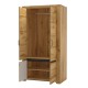 Garderobe Bergano 102x192 cm - Trelook - Svart