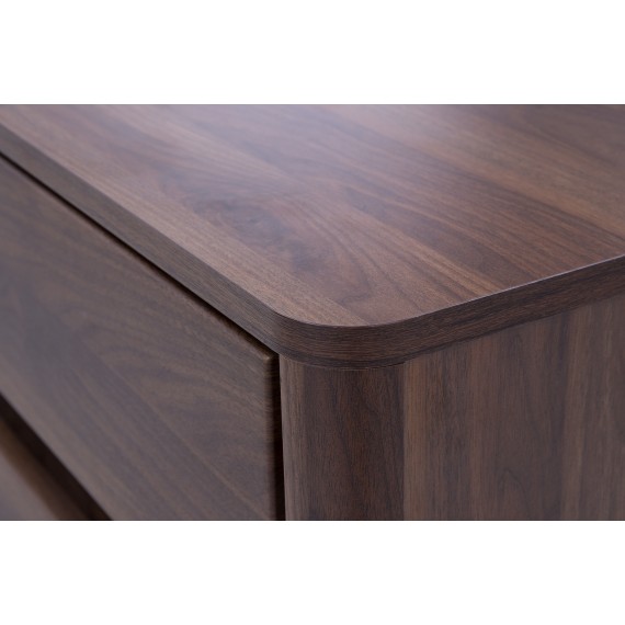 Skap Edan 100x85 cm - Nøtt - Mørk brun