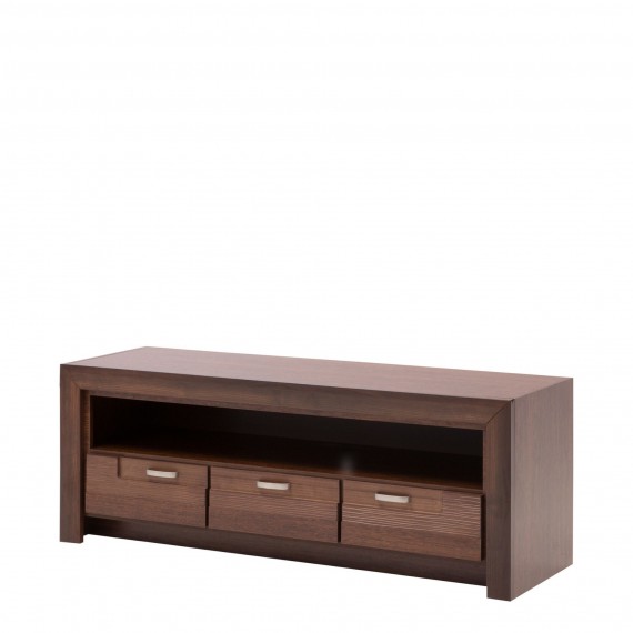 Tv-benk Parreo 142 cm - Brun - 3 skuffer
