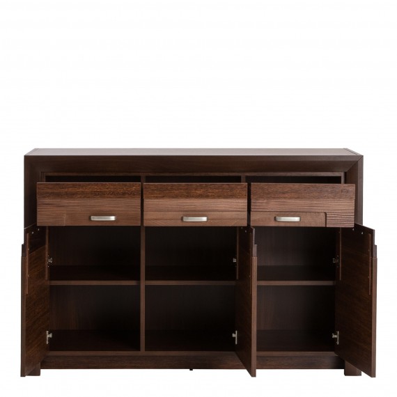 Skjenk Parreo 142x93 cm - Brun - 3 dører