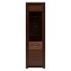 Vitrineskap Parreo 56x192 cm - Brun