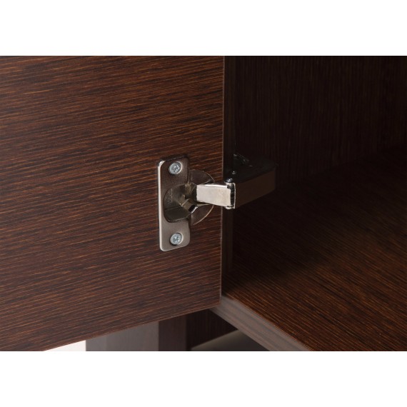 Vitrineskap Parreo 56x192 cm - Brun