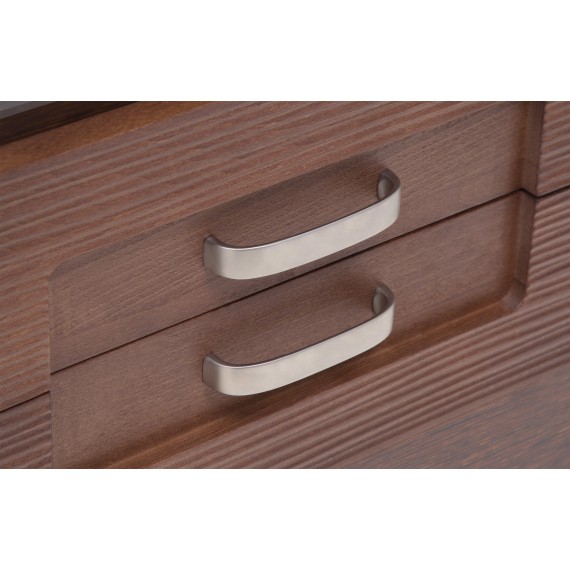 Vitrineskap Parreo 56x192 cm - Brun