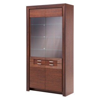Vitrineskap Parreo 98x192 cm - Brun