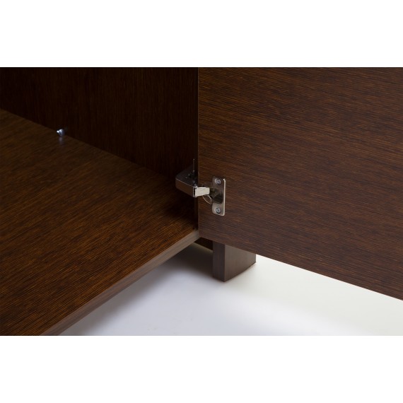 Garderobe Parreo 109x215 cm - Brun - 2 dører