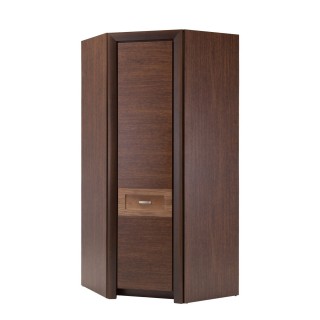Hjørnegarderobe Parreo 97x215 cm - Brun