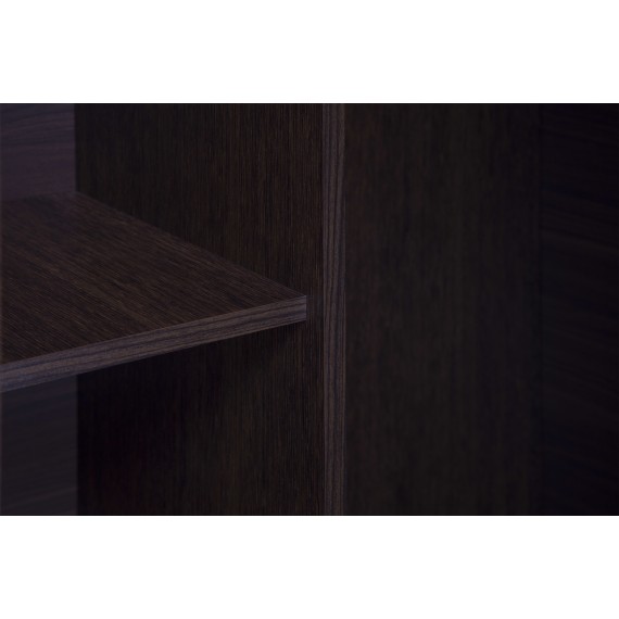 Hjørnegarderobe Parreo 97x215 cm - Brun