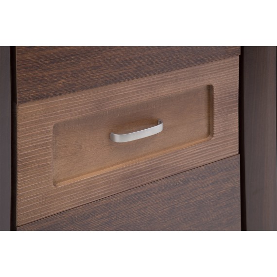 Hjørnegarderobe Parreo 97x215 cm - Brun