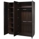 Garderobe Monea 165x210 cm - med speil