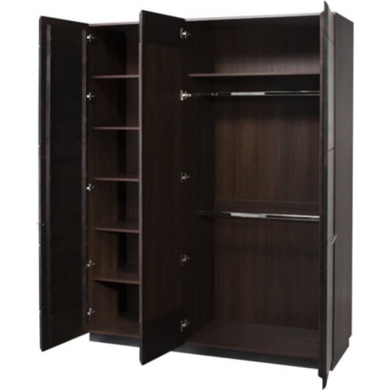 Garderobe Monea 165x210 cm - med speil
