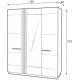 Garderobe Monea 165x210 cm - med speil