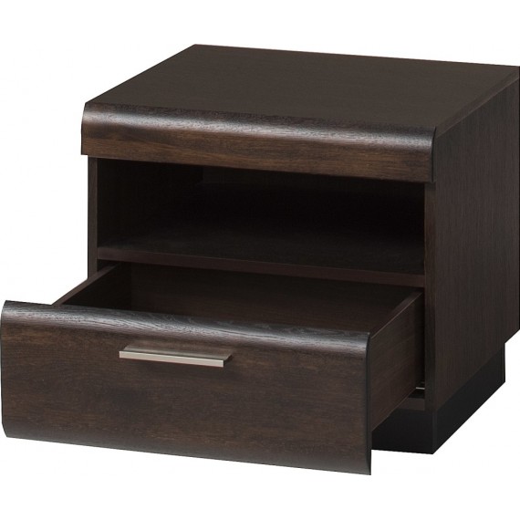 Nattbord Monea 50x45 cm - Mørk eik