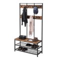 Entregarderobe - skohylle Astra 100x186 cm - Trelook - Industriell