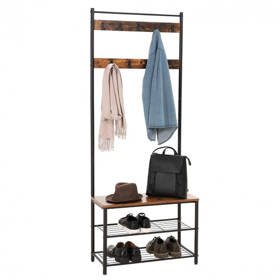 Entregarderobe - skohylle Orja 70x175 cm - Trelook - Industriell