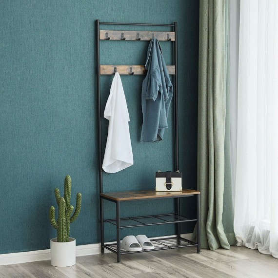 Entregarderobe - skohylle Orja 70x175 cm - Trelook - Industriell