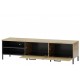 Tv-benk Lucas 155x42 cm - Trelook - Svart