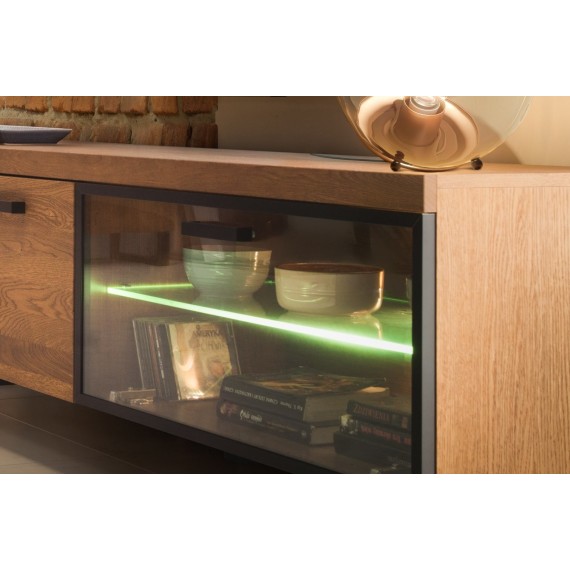 Tv-benk Pratto 180x54 cm - Eik - Ferdig montert