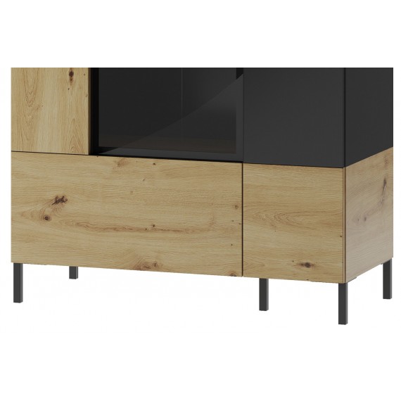 Skjenk Lucas 90x130 cm - Trelook - Svart