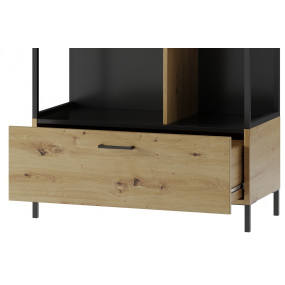 Reol Lucas 90x193 cm - Trelook - Svart