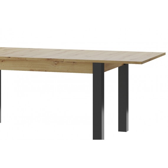 Spisebord Lucas 140-210 cm - Trelook - Svart