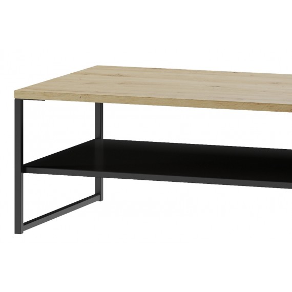 Sofabord Lucas 120x40 cm - Trelook - Svart