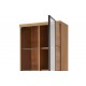 Vitrine Pratto 67x198 cm - Eik - Ferdig montert