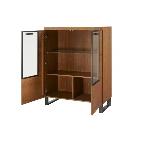 Skjenk Pratto 96x126 cm - Eik - Ferdig montert