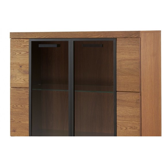 Skjenk Pratto 96x126 cm - Eik - Ferdig montert